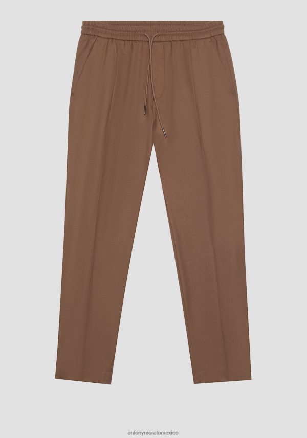 Pantalón Neil Regular Fit de tejido elástico de mezcla de viscosa Antony Morato hombres 2100 ropa PJRF6X247